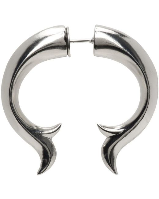 Kusikohc Metallic Stem Single Earring for men