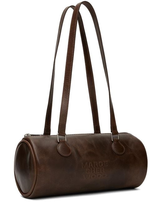 MARGE SHERWOOD Brown Log Medium Bag
