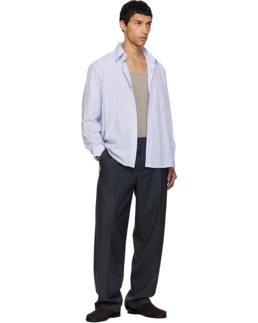 mfpen White Executive Shirt for men