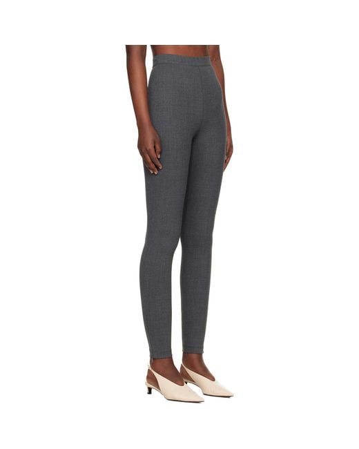 Jil Sander Black Trouser Leggings