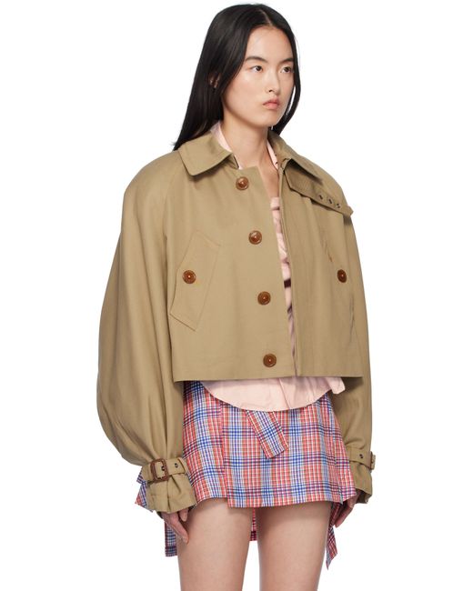 Vivienne Westwood Cut Off Graziano Trench Coat | Lyst