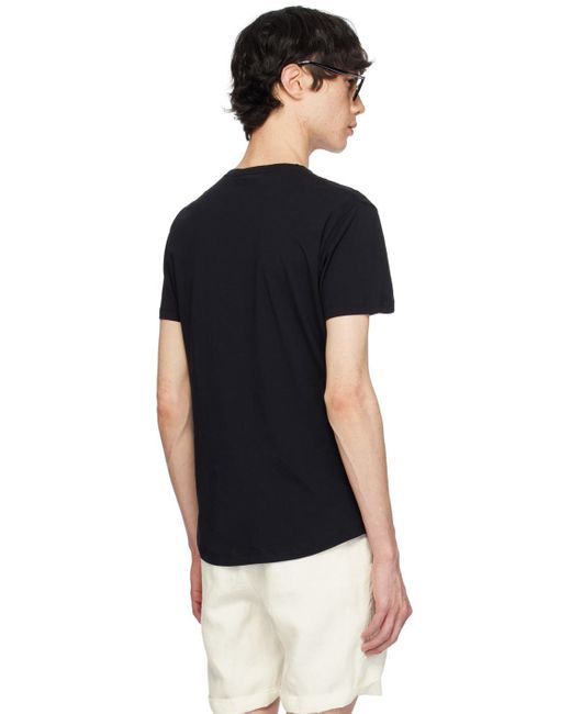 Orlebar Brown Black Ob-t T-shirt for men