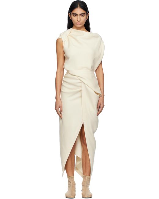 Issey Miyake Black Off- Entwine Maxi Dress