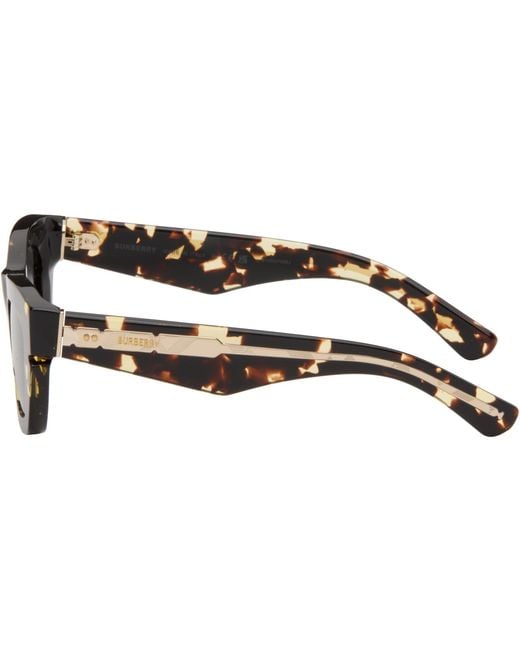 Burberry Gray Rectangle Sunglasses