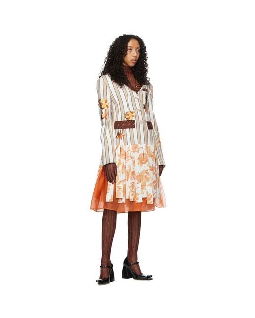Shuting Qiu Black Cotton Coat