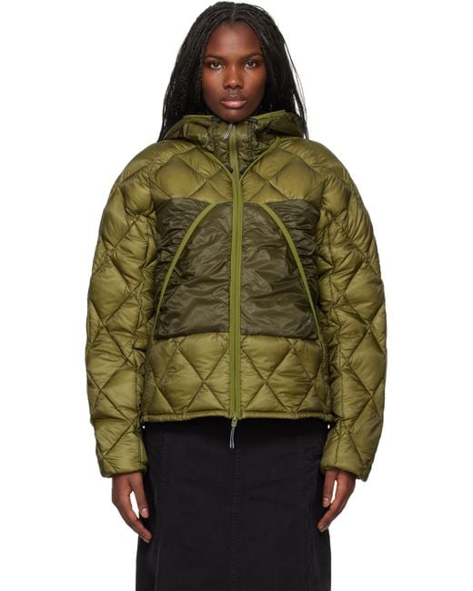 Roa Green Khaki Light Down Jacket