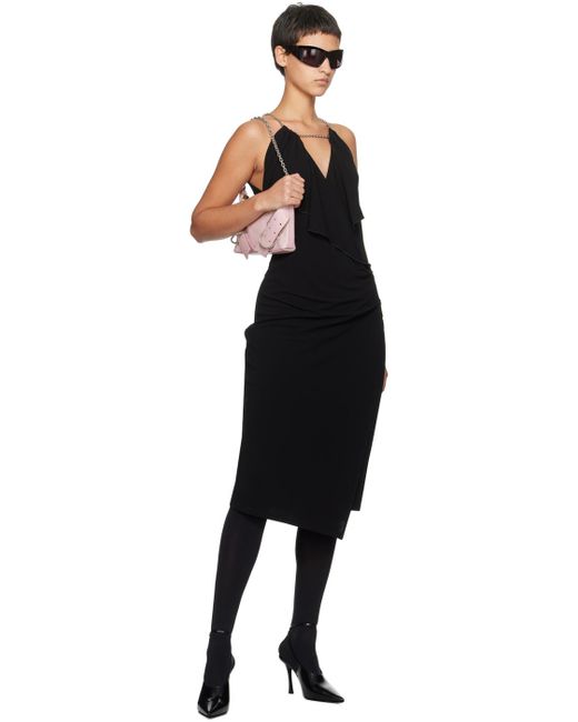 Givenchy Black Chain Midi Dress