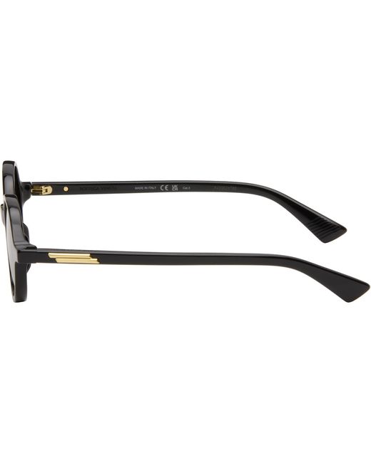 Bottega Veneta Black Ribbon Slim Sunglasses for men