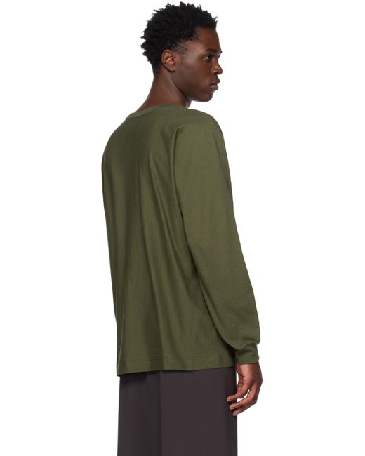 Homme Plissé Issey Miyake Homme Plissé Issey Miyake Green Release-t 1 Long Sleeve T-shirt for men