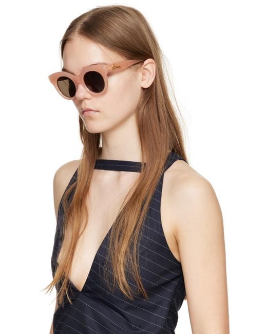 Loewe Black Pink Tarsier Sunglasses