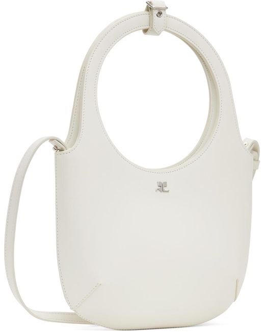 Courreges White Holy Leather Bag