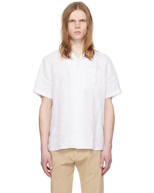 HUGO White Relaxed-fit Shirt for men