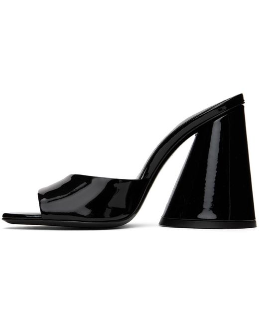 The Attico Black Luz High-Heeled Sandals