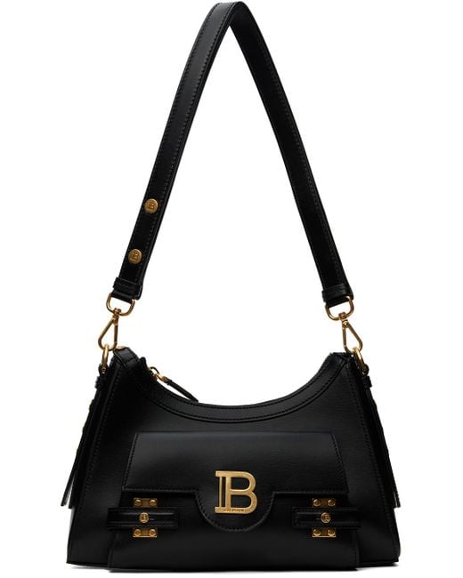 Balmain カーフスキン B-buzz バッグ Black