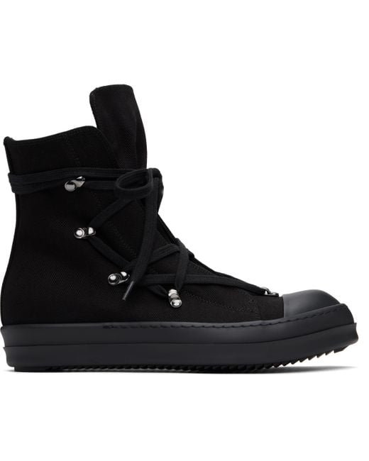 Rick Owens Black Hollywood Hexa Sneaks Sneakers for men