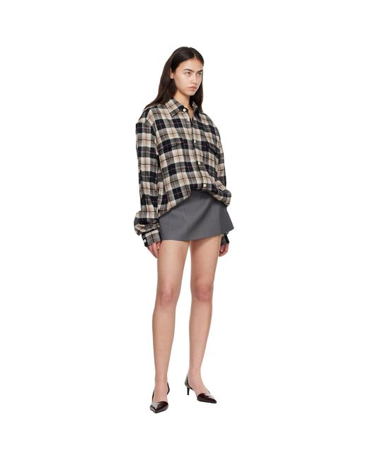 C+plus Series Blue Straight Short Skort