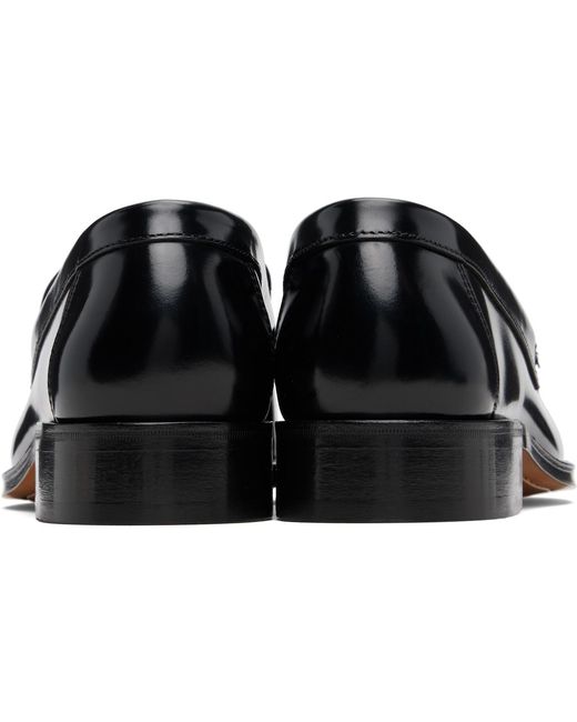 Lemaire Black Calfskin Loafers