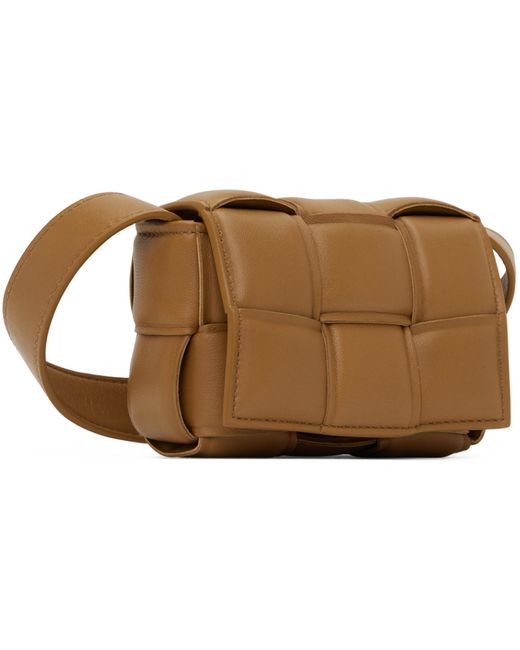Bottega Veneta Black Tan Candy Padded Cassette Bag