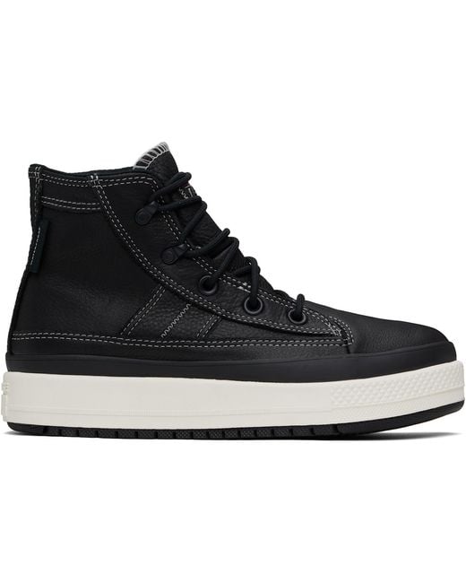 Converse Black Chuck Taylor All Star Equip Waterproof Sneakers for men
