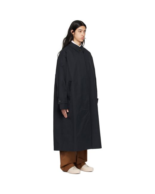 Studio Nicholson Black Holin Trench Coat