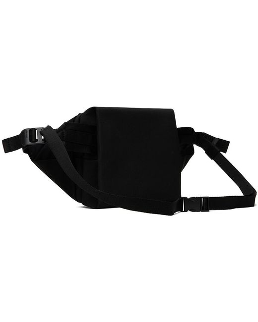 Côte&Ciel Black Small Isarau Smooth Belt Bag for men