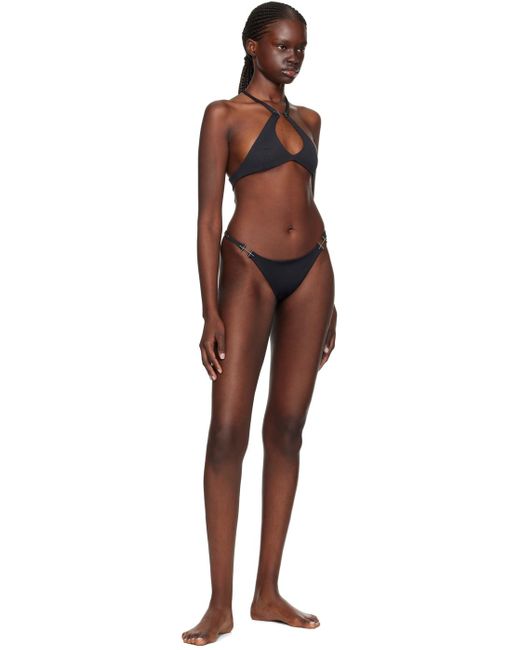 Bikini ventral noir HELIOT EMIL en coloris Black