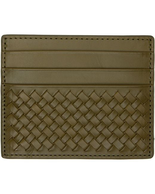 Dragon Diffusion Green Interlaced Card Holder