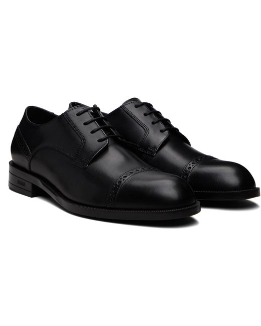 Boss Black Leather Derbys for men