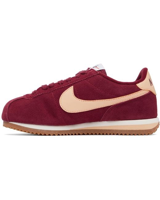 Nike Red Burgundy Cortez Sneakers