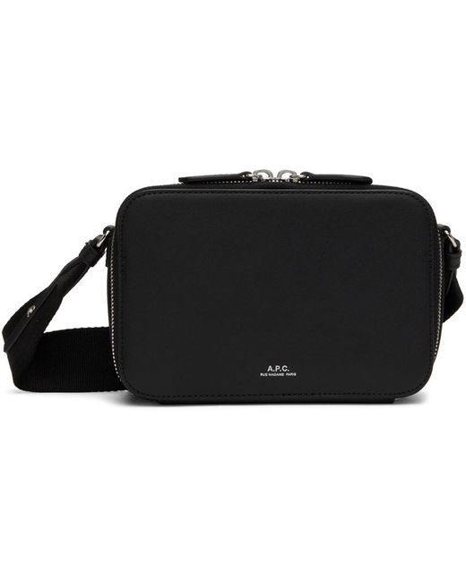 A.P.C. . Black Soho Camera Bag for men