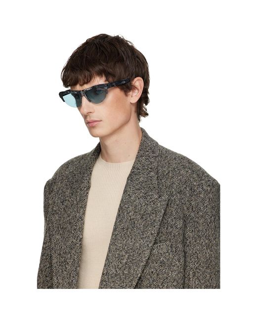 Retrosuperfuture Black Ora Sunglasses for men