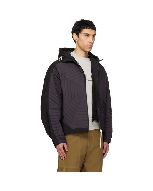 Mordecai Blue Radiant Hybrid Windbreaker Jacket for men