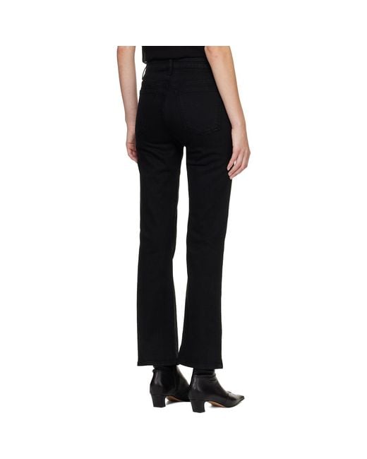 Khaite Black Vivian Jeans