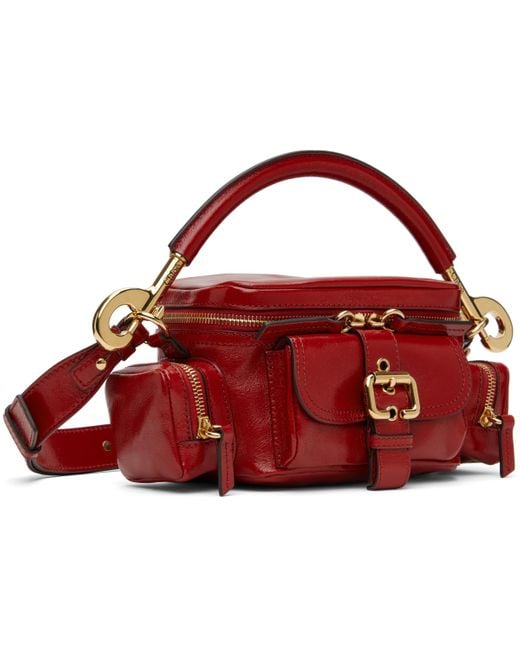 Chloé レッド スモール Camera バッグ Red