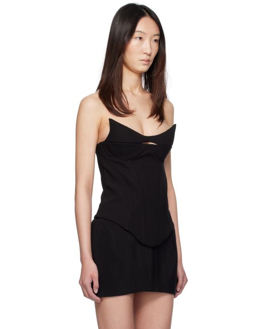Mugler ブラック Signature テーラード ビスチェ Black