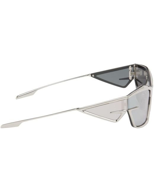 Givenchy Black Silver Giv Cut Sunglasses