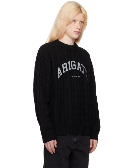 Axel Arigato Black Prime Sweater for men