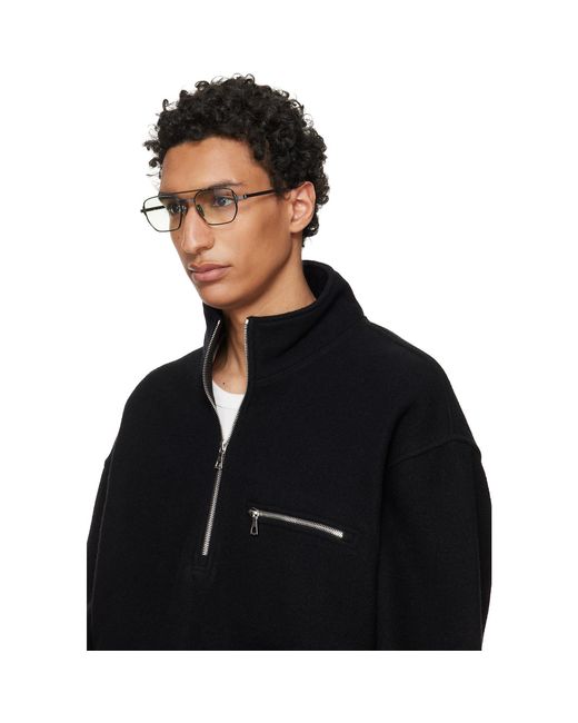 Akoni Black Gunmetal Proteus Sunglasses for men