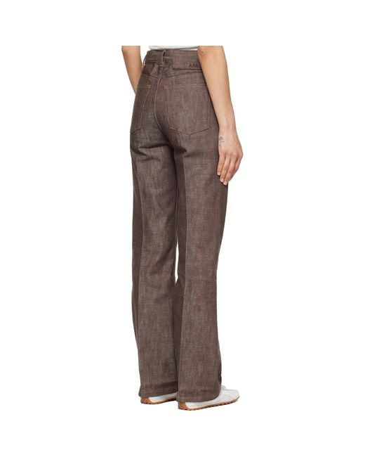 A.P.C. Brown Arno Jeans
