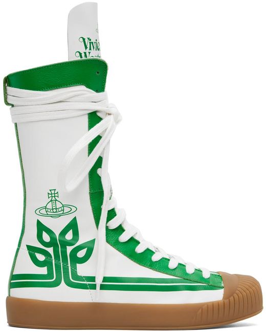 Vivienne Westwood Green Boxing Sneakers