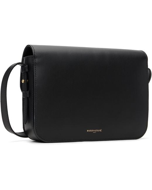 Maison Kitsuné Black Edie Bag