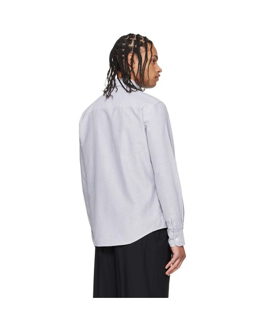 AMI Multicolor Cotton Ami De Coeur Oxford Shirt for men
