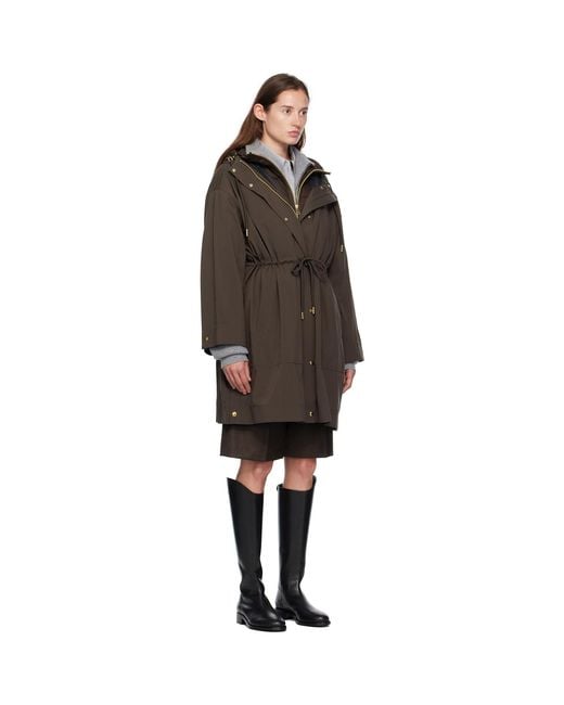 Moncler Black Sainbel Long Down Parka