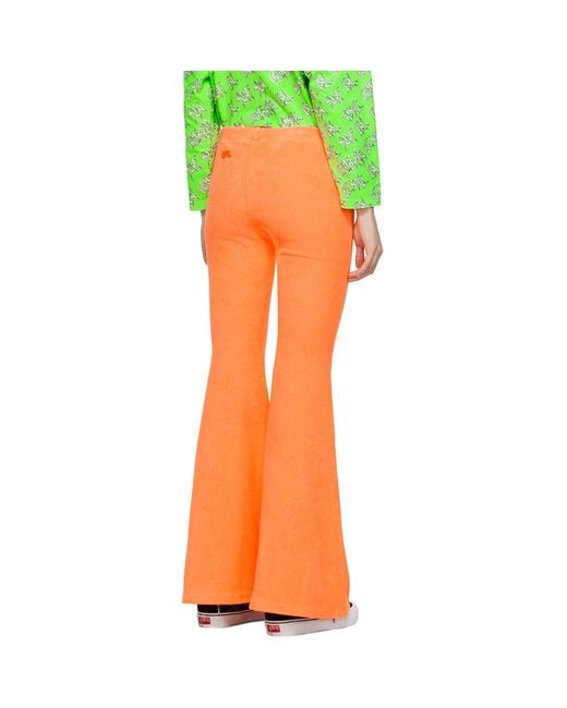 ERL Orange Elasticized Lounge Pants