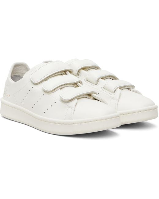 Y-3 Black Off- Stan Smith Hook-And-Loop Sneakers for men