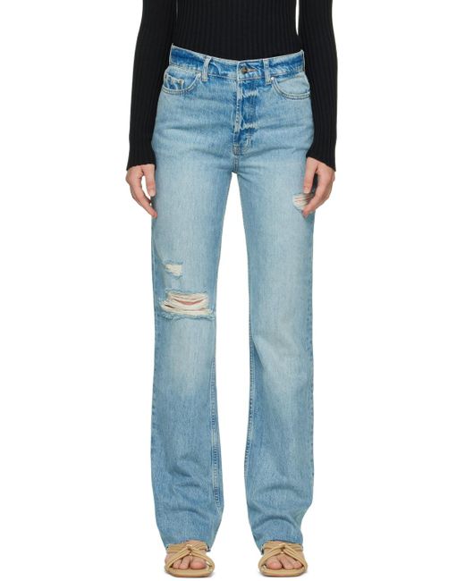Anine Bing Denim Blue Olsen Jeans | Lyst Canada
