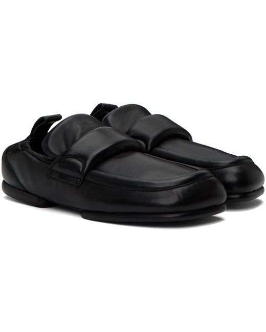 Dries Van Noten Black Padded Loafers for men