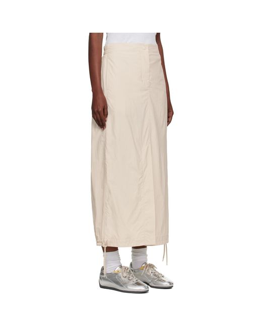 Holzweiler Natural Lt Track Maxi Skirt
