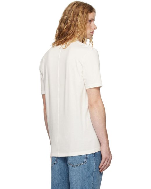 T-Shirt Luke Blanc The Row pour homme en coloris Blue