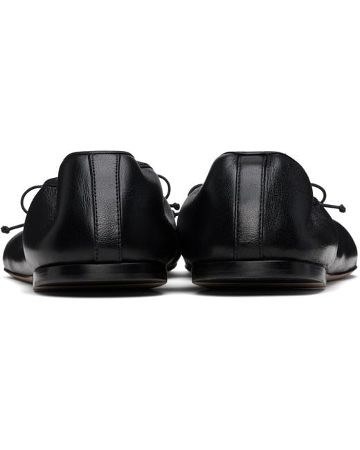 Christen Black Ssense Exclusive Tabi Stretch Ballerina Flats